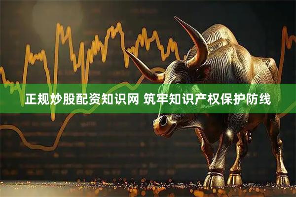 正规炒股配资知识网 筑牢知识产权保护防线