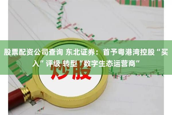 股票配资公司查询 东北证券：首予粤港湾控股“买入”评级 转型“数字生态运营商”